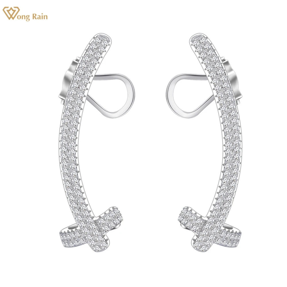 Wong Rain Solid 925 Sterling Silver White Sapphire Gemstone Fashion Personality Clip Earrings For Women Fine Jewelry Wholesale
Wong Rain Solid 925 Sterling Silver White Sapphire Gemstone Fashion Personality Clip Earrings For Women Fine Jewelry Wholesale