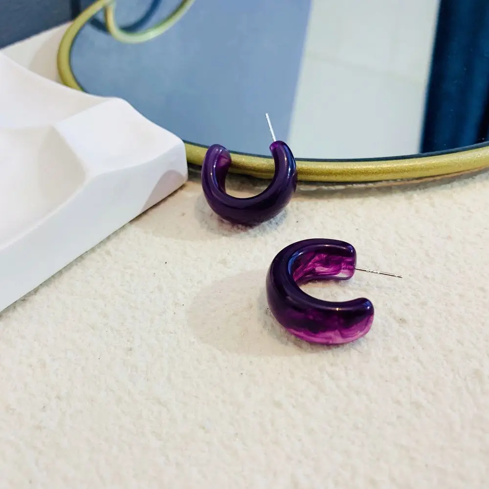 Vintage Purple Grape Resin Earrings Korean Summer Girl Stud Earrings Smudge Pattern Earrings Ladies Jewelry Accessories
Vintage Purple Grape Resin Earrings Korean Summer Girl Stud Earrings Smudge Pattern Earrings Ladies Jewelry Accessories