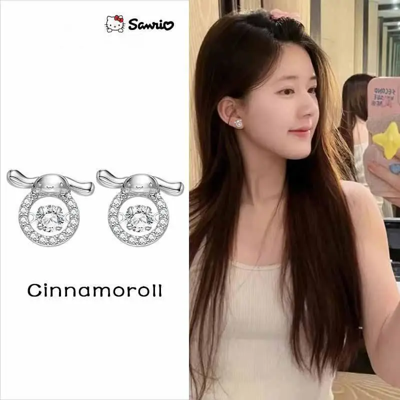 Zgo Sanrio Genuine License Joint Name Cinnamoroll Earrings Cartoon Heartbeat Sterling Silver Jewelry Cute Anime Girl Gift
Zgo Sanrio Genuine License Joint Name Cinnamoroll Earrings Cartoon Heartbeat Sterling Silver Jewelry Cute Anime Girl Gift