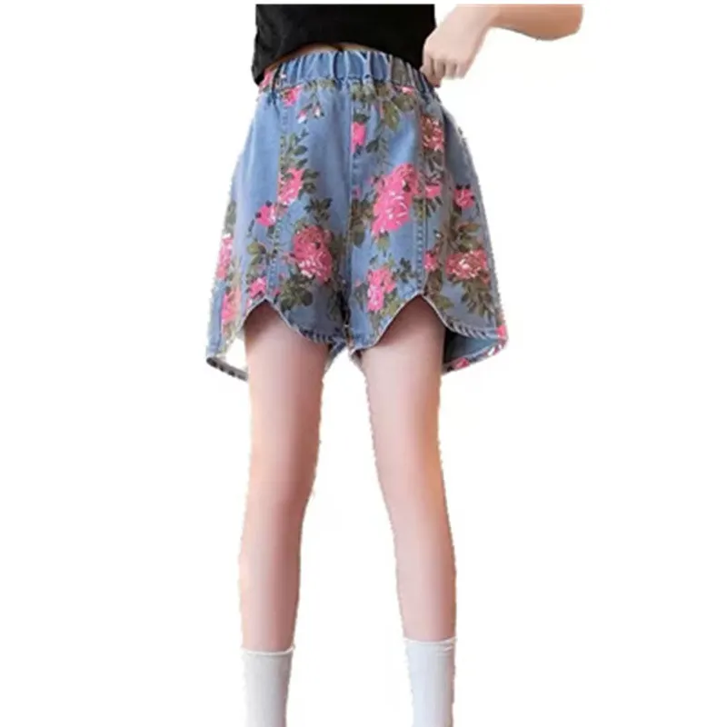 Girl Jeans Shorts Kids Denim Short Pants Baby Casual Floral Shorts Beach Bottoms Fit 4-14 Years Old Children New Summer Clothes
Girl Jeans Shorts Kids Denim Short Pants Baby Casual Floral Shorts Beach Bottoms Fit 4-14 Years Old Children New Summer Clothes