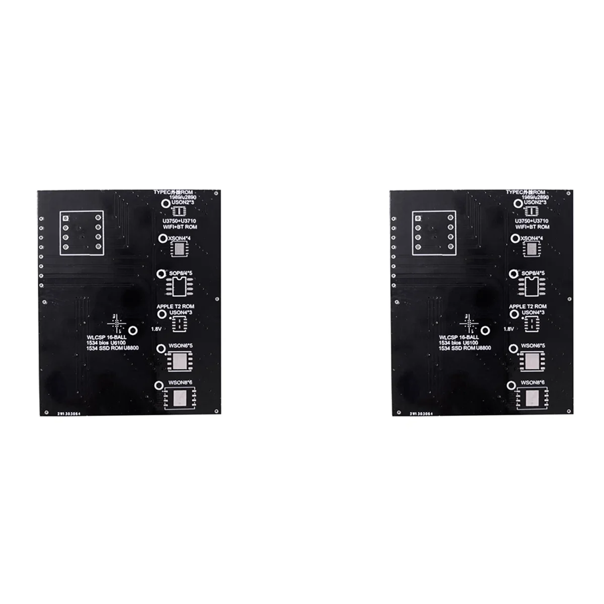 2X T2 Chip Read and Write Bios Socket for Macbook Air T2 Ssd Rom Typec Rom Holder
2X T2 Chip Read and Write Bios Socket for Macbook Air T2 Ssd Rom Typec Rom Holder