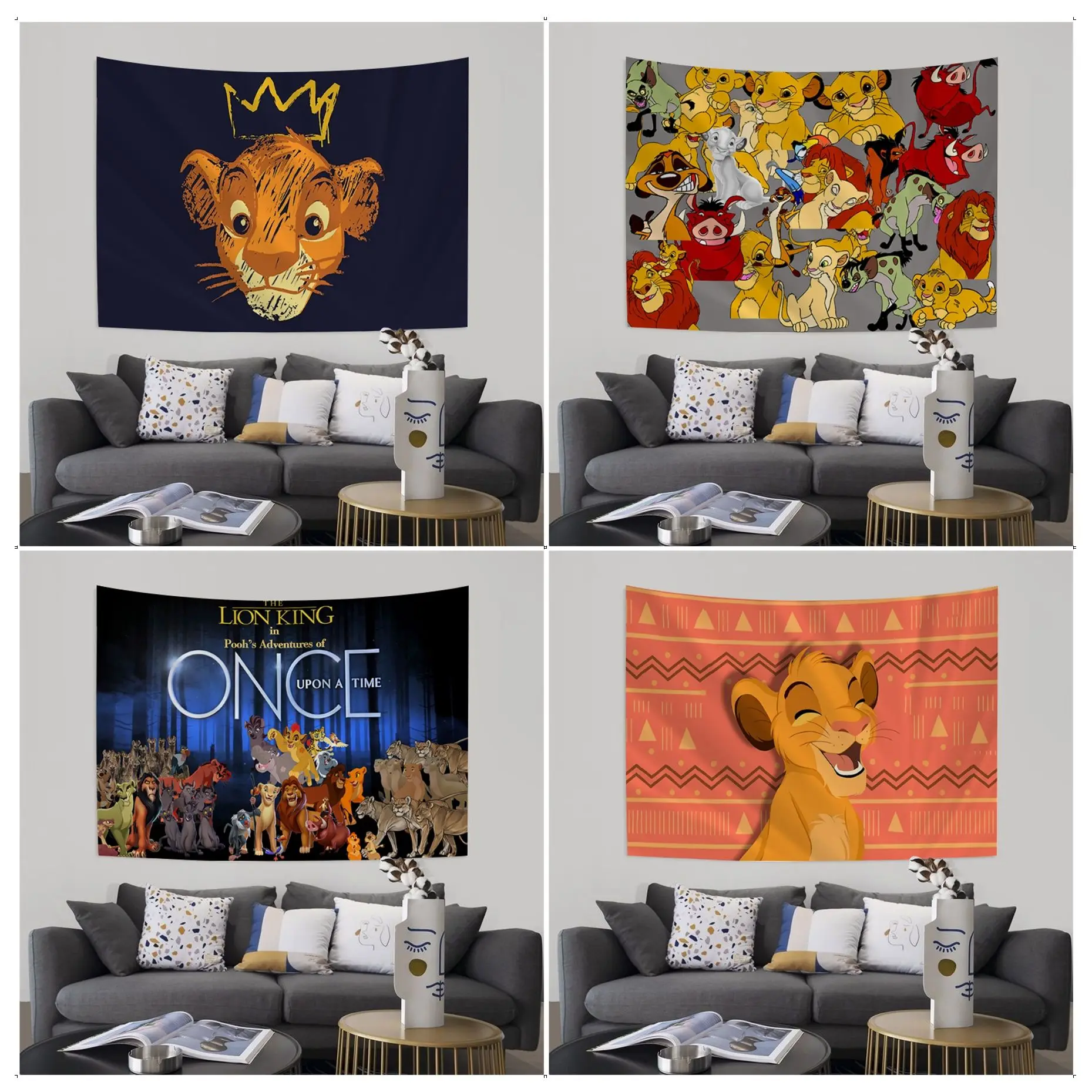 Disney The Lion King Simba Tapestry Art Printing Home Decoration Hippie Bohemian Decoration Divination INS Home Decor
Disney The Lion King Simba Tapestry Art Printing Home Decoration Hippie Bohemian Decoration Divination INS Home Decor