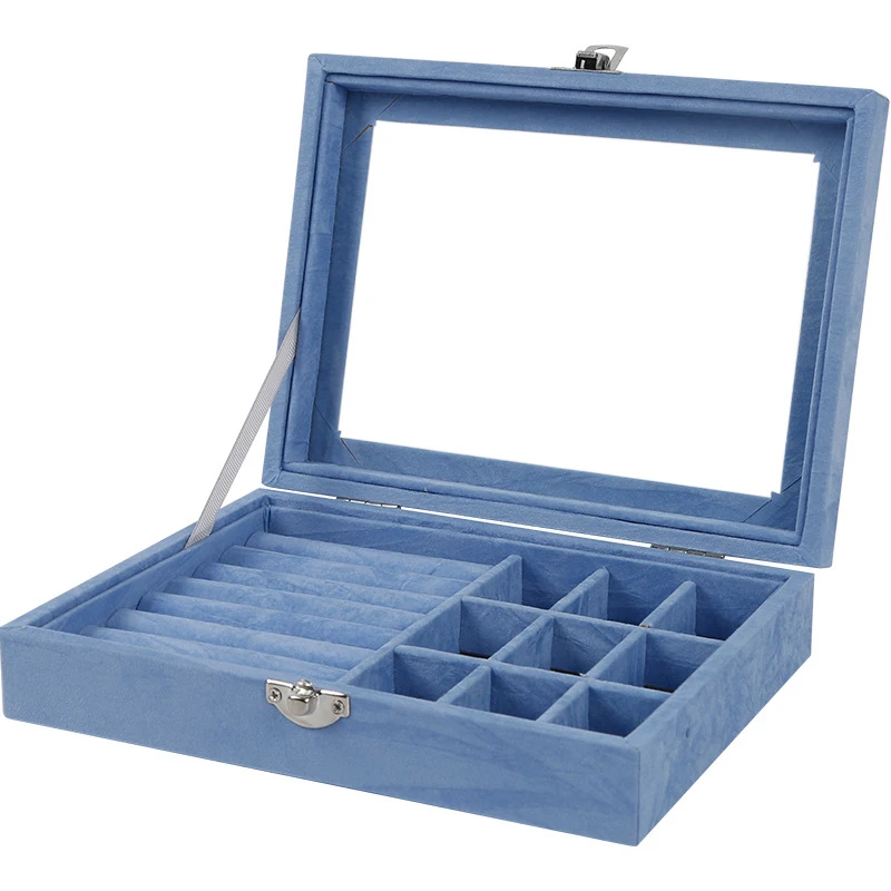 Portable Velvet Jewelry Box Ring Organizers Multifunction Jewelry Holder Earring Case Travel Jewelry Box Gift For Girls Or Women
Portable Velvet Jewelry Box Ring Organizers Multifunction Jewelry Holder Earring Case Travel Jewelry Box Gift For Girls Or Women