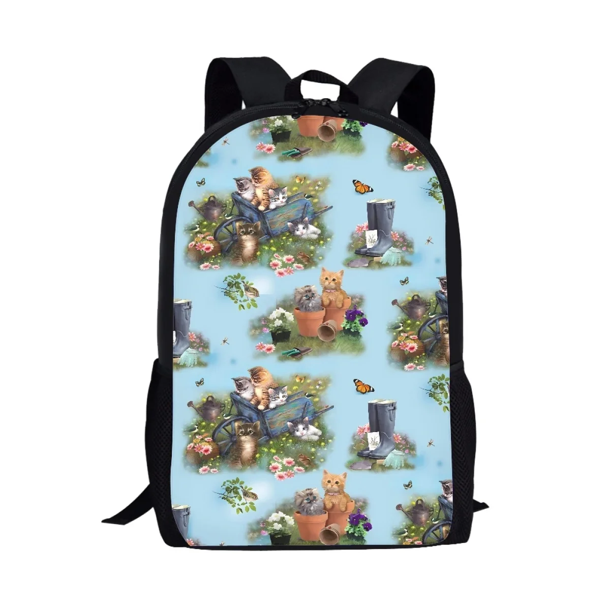 New Fashion Cute Cartoon Cat Backpack Reduce Burden Polyester Fabric Comfortable Handle Schoolbag Children Anime Satchel 
New Fashion Cute Cartoon Cat Backpack Reduce Burden Polyester Fabric Comfortable Handle Schoolbag Children Anime Satchel