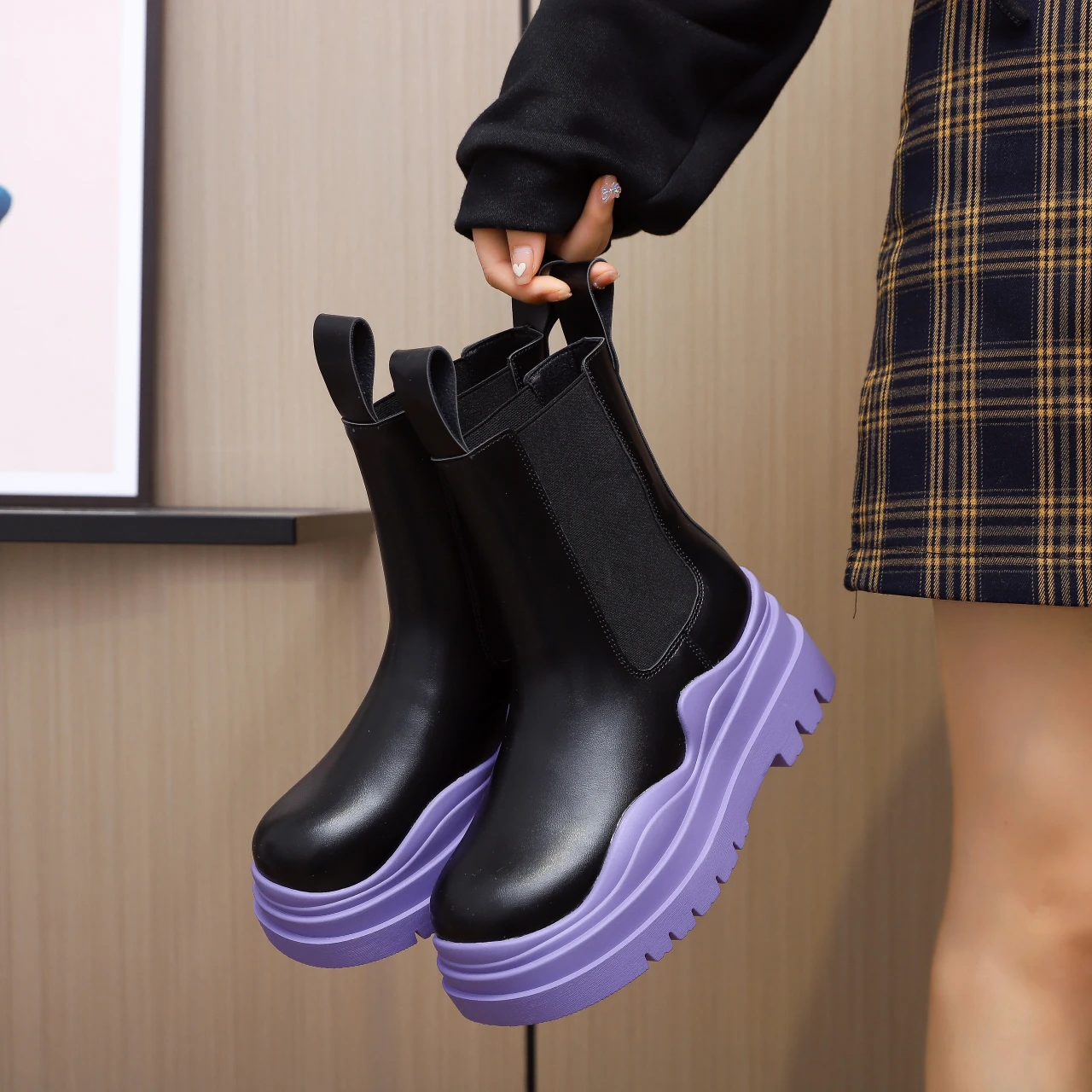 Women Chunky Heel Ankle Boots Woman Shoes Autumn Brand Designer Chelsea Boots Female Platform Boots Lasdies Fashion Combat Boots
Women Chunky Heel Ankle Boots Woman Shoes Autumn Brand Designer Chelsea Boots Female Platform Boots Lasdies Fashion Combat Boots