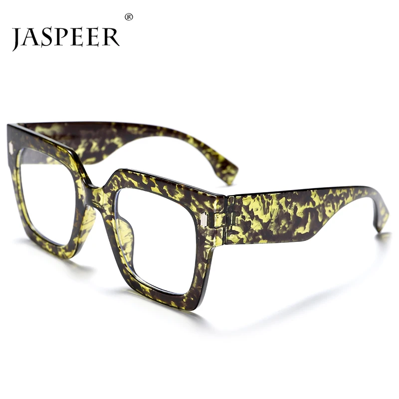 JASPEER Square Glasses Women Fashion Oversized Transparent Optical Glasses Frames Female Vintage Anti Blue Light Glasses 
JASPEER Square Glasses Women Fashion Oversized Transparent Optical Glasses Frames Female Vintage Anti Blue Light Glasses