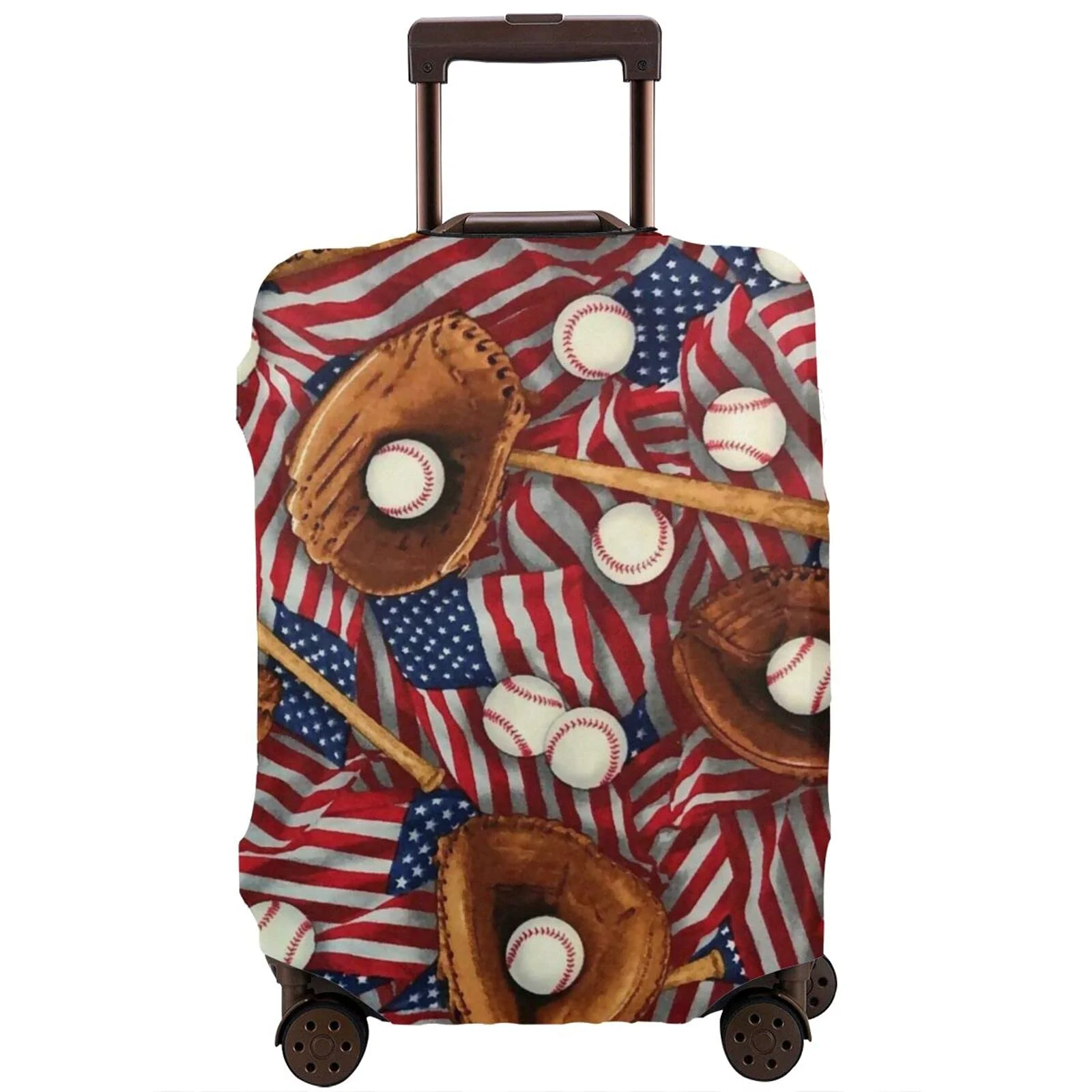 American Baseball Suitcase Cover Anti-Scratch Baggage Protective Sleeve Travel Luggage Airport Suitcases Covers Fits 18-32 Inch
American Baseball Suitcase Cover Anti-Scratch Baggage Protective Sleeve Travel Luggage Airport Suitcases Covers Fits 18-32 Inch