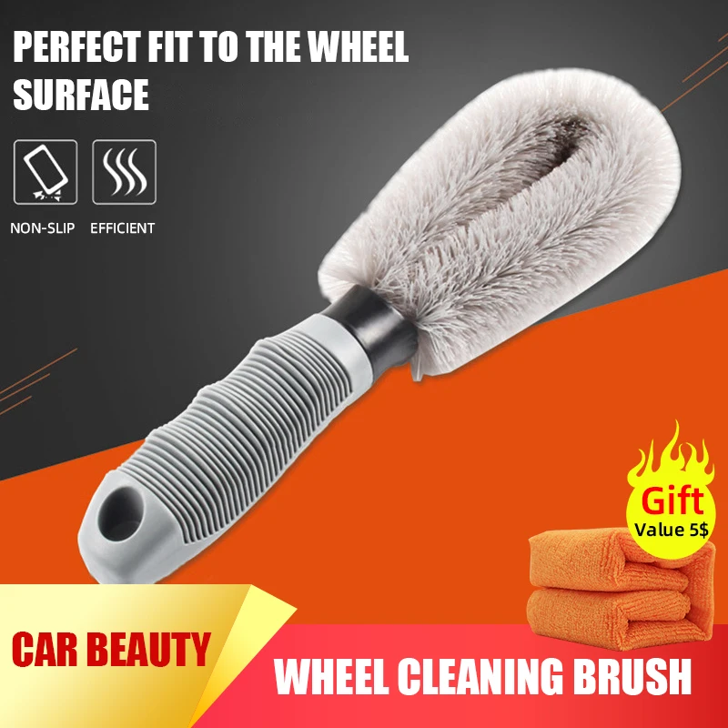 Car Wheel Cleaning Brush Tool Tire Washing Clean Soft Bristle Cleaner Black Easy to Cleaning Rims Spokes Wheel Barrel
Car Wheel Cleaning Brush Tool Tire Washing Clean Soft Bristle Cleaner Black Easy to Cleaning Rims Spokes Wheel Barrel