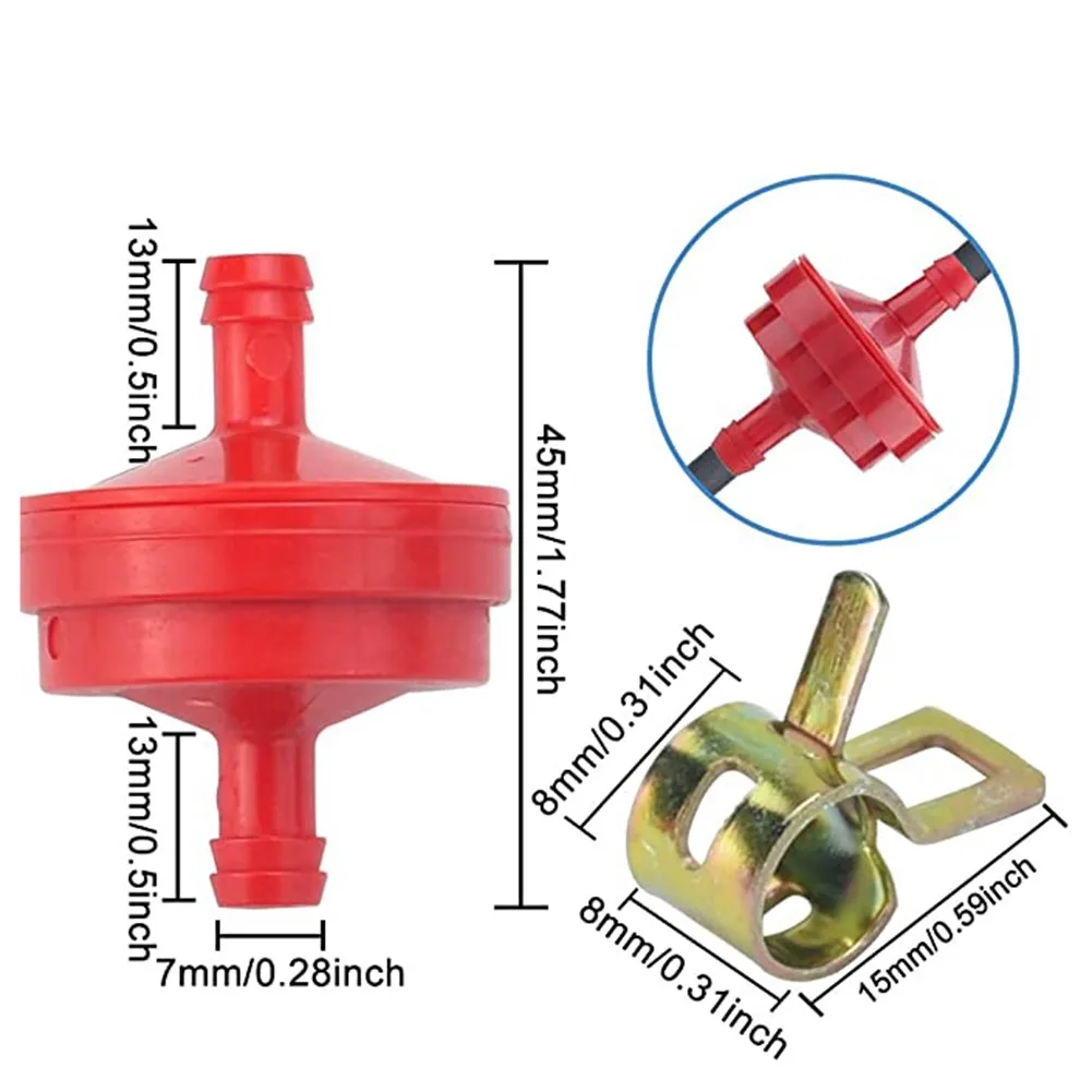 High Quality Inline Fuel Filter Clip 1/4inch 10pcs Filter+20pcs Clips Accessories Durable Hose Clamps PP And Metal
High Quality Inline Fuel Filter Clip 1/4inch 10pcs Filter+20pcs Clips Accessories Durable Hose Clamps PP And Metal