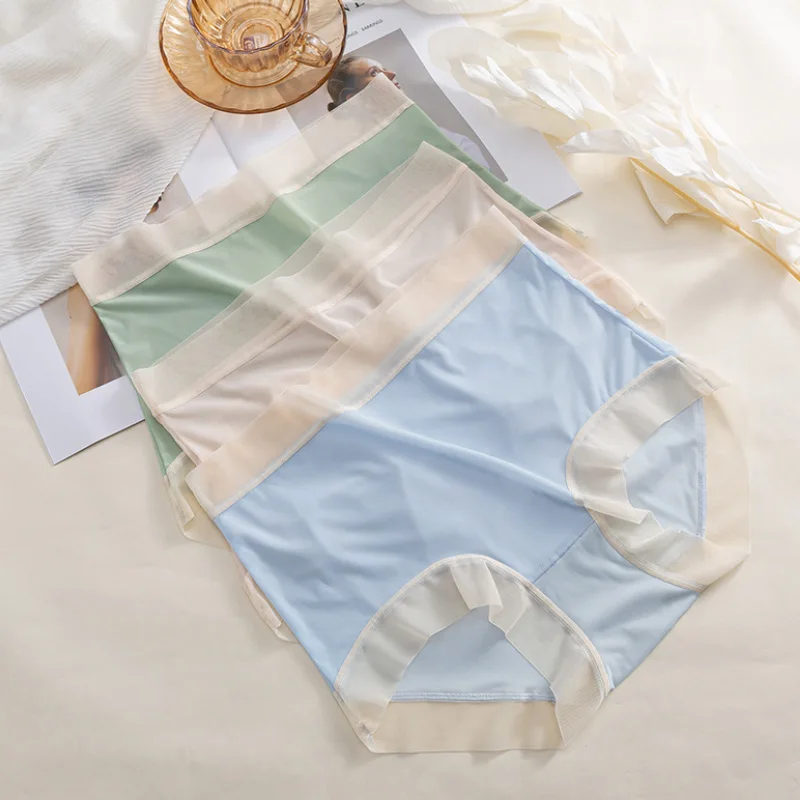 Ice Silk Seamless Underwear Women's Ultra-Thin Zero-Sense Simple Breathable High Waist Underwear Comfortable High-Elastic Shorts
Ice Silk Seamless Underwear Women's Ultra-Thin Zero-Sense Simple Breathable High Waist Underwear Comfortable High-Elastic Shorts