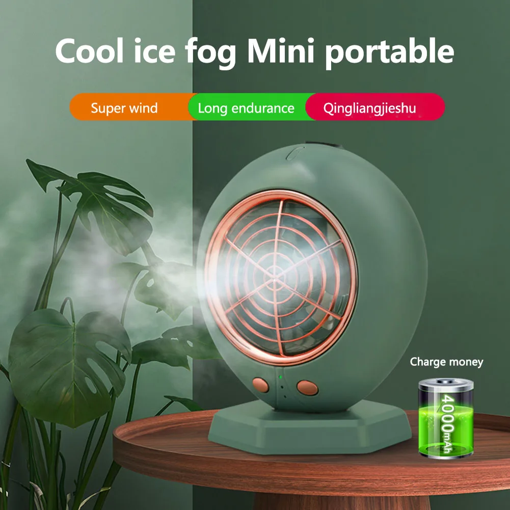 USB Desktop Air Cooling Fan 2000mAh Water Spray Mist Air Conditioning Humidifier Fan 3 Gear for Office Home Dormitory Small Cool
USB Desktop Air Cooling Fan 2000mAh Water Spray Mist Air Conditioning Humidifier Fan 3 Gear for Office Home Dormitory Small Cool