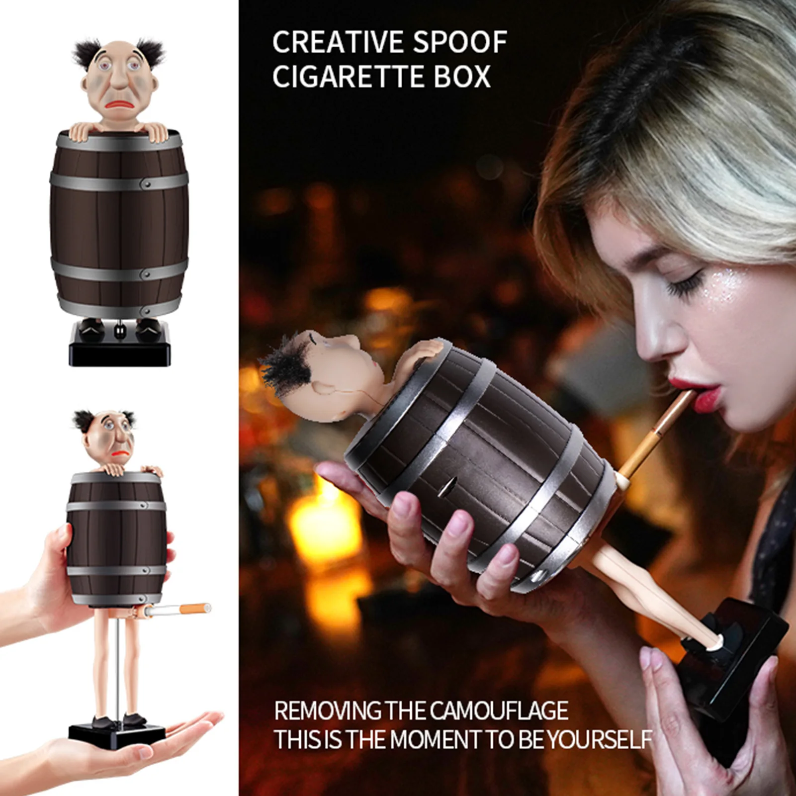 Funny Cigarettes Dispenser Cigarettes Storage Case Automatic Ejection Cigarettes Storage Box Holder Organizer Smoking Tool
Funny Cigarettes Dispenser Cigarettes Storage Case Automatic Ejection Cigarettes Storage Box Holder Organizer Smoking Tool