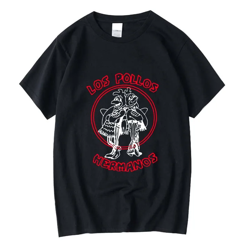 Men's T-shirt High Quality 100% cotton short sleeve los pollos print men T shirt casual o-neck summer loose cool male tee shirts
Men's T-shirt High Quality 100% cotton short sleeve los pollos print men T shirt casual o-neck summer loose cool male tee shirts