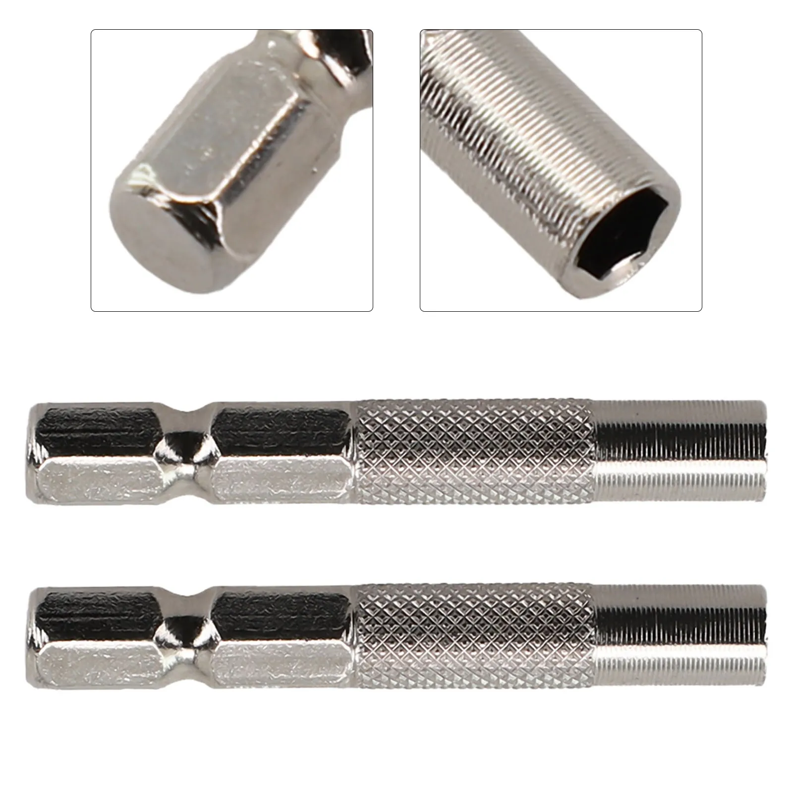 2pcs Screwdriver Adapter 1/4" 6.35mm Handle Chrome-vanadium Steel Screwdriver Adapter Matches With Hexagon
2pcs Screwdriver Adapter 1/4" 6.35mm Handle Chrome-vanadium Steel Screwdriver Adapter Matches With Hexagon
