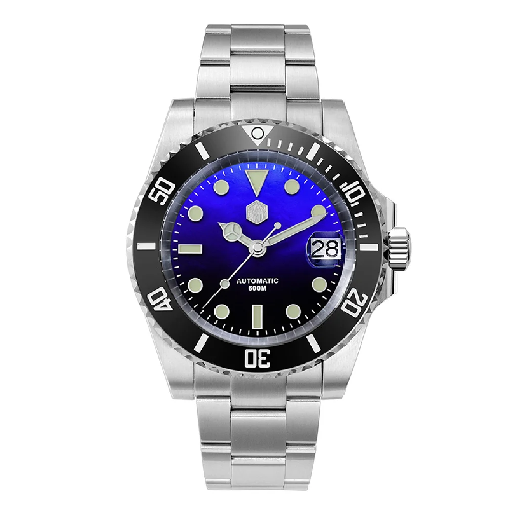 San Martin Men Diver Watch 42MM Luxury Automatic Wristwatch Military Sapphire 600M Waterproof BGW-9 Luminous Helium Device NH35
San Martin Men Diver Watch 42MM Luxury Automatic Wristwatch Military Sapphire 600M Waterproof BGW-9 Luminous Helium Device NH35
