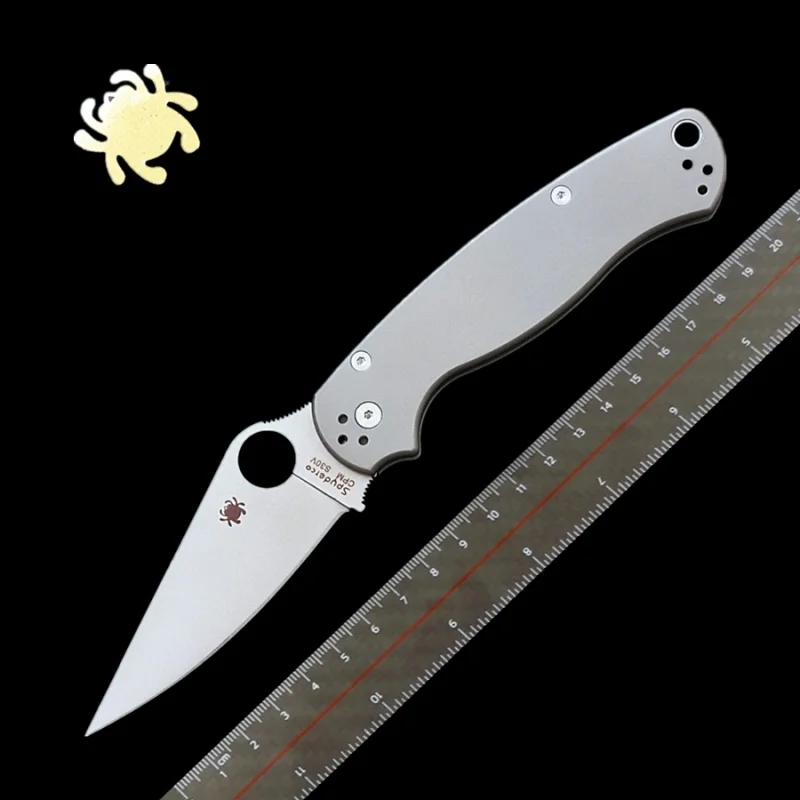 American SPYDERCO Spider C81 Ball Bearing a Folding Knife TC4 Titanium Alloy Handle Outdoor Camping c81 Tool
American SPYDERCO Spider C81 Ball Bearing a Folding Knife TC4 Titanium Alloy Handle Outdoor Camping c81 Tool