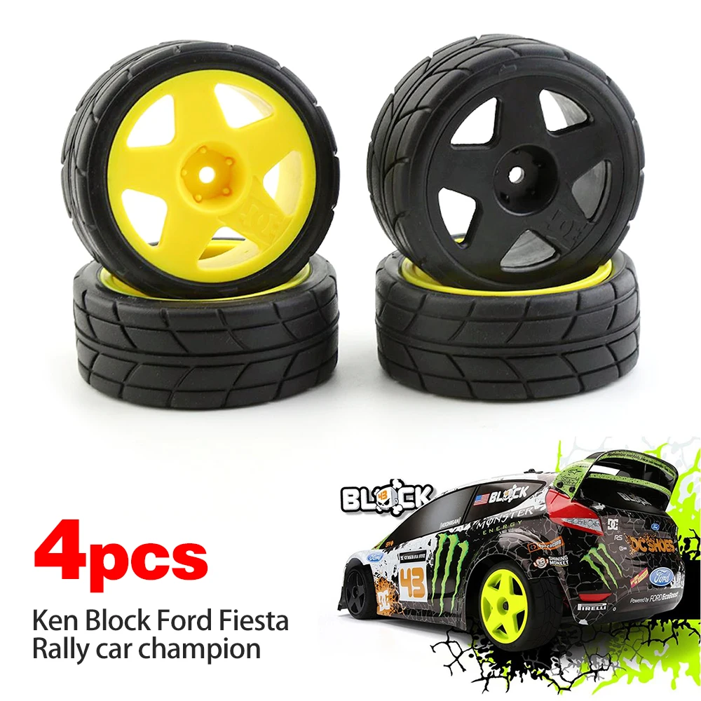 4PCS 65mm Rubber Tires Wheel Rim for 1/10 RC Rally Car HPI Tamiya Kyosho WRC Claw 43 Ken Block Fiesta Fifteen52 XV01 TT02
4PCS 65mm Rubber Tires Wheel Rim for 1/10 RC Rally Car HPI Tamiya Kyosho WRC Claw 43 Ken Block Fiesta Fifteen52 XV01 TT02