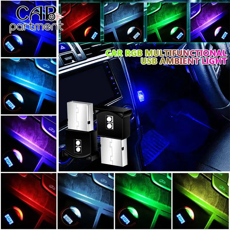 Durable Auto Colorful Light Rgb Usb Emergency Lighting Pc Car Light Mini Car Interior Accessories Led Car Light Universal
Durable Auto Colorful Light Rgb Usb Emergency Lighting Pc Car Light Mini Car Interior Accessories Led Car Light Universal