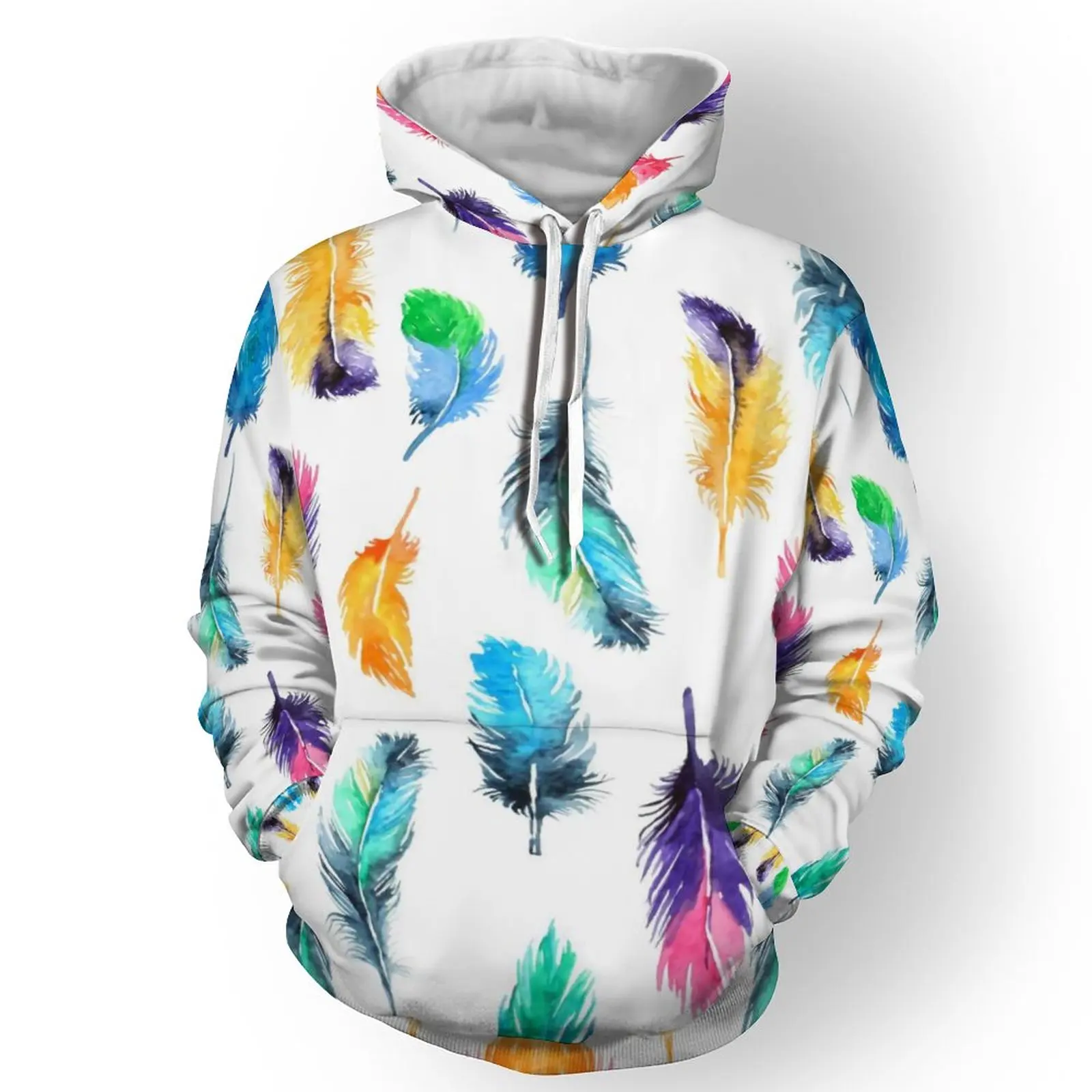 European and American spring and summer women's sweater 3D feather printing series creative leisure Women's 3D sweater
European and American spring and summer women's sweater 3D feather printing series creative leisure Women's 3D sweater