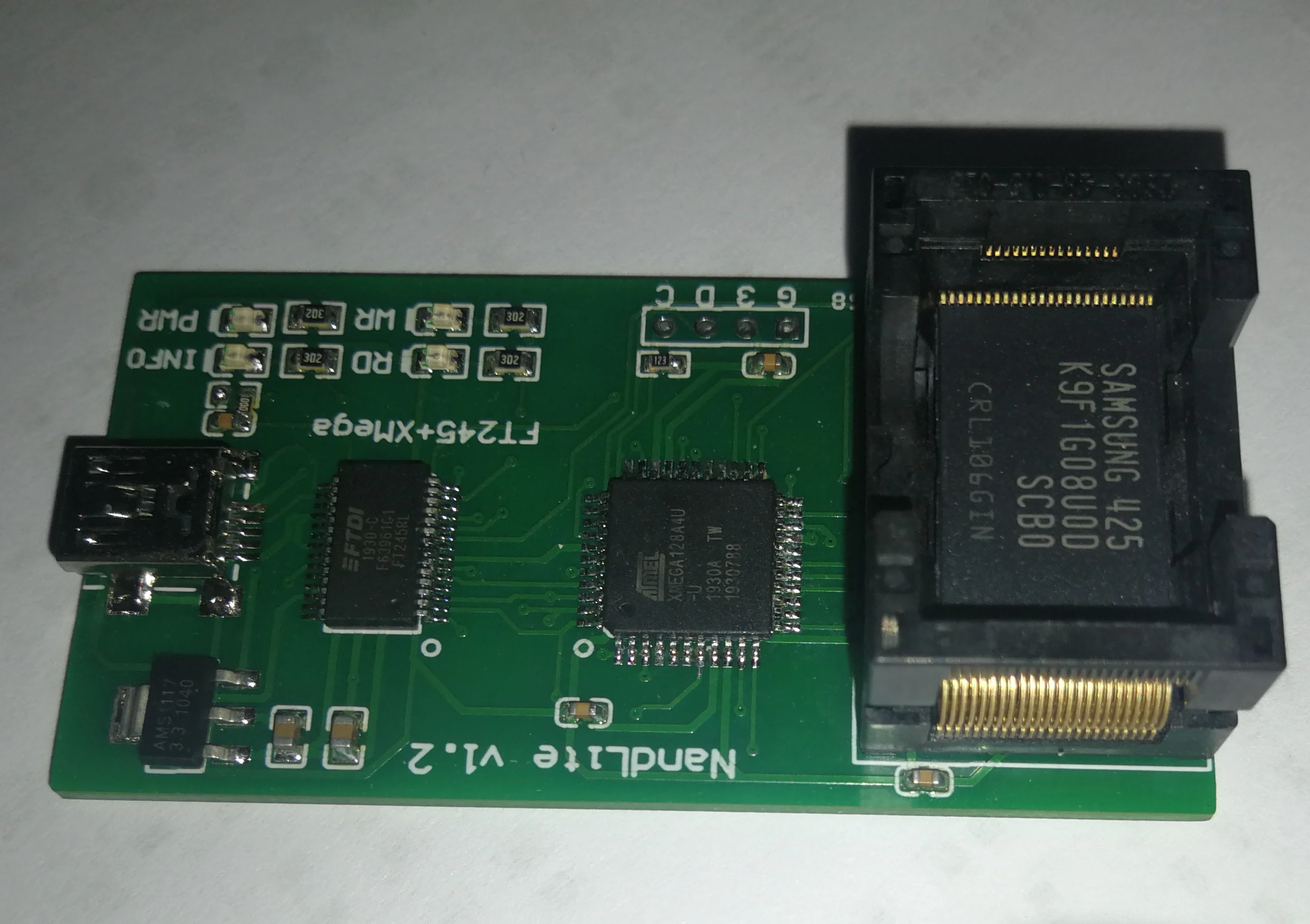Программатор NAND TSOP48, NANDLite K9GAG08U0E K9F2G08U0A, флэш-память, программатор
Программатор NAND TSOP48, NANDLite K9GAG08U0E K9F2G08U0A, флэш-память, программатор