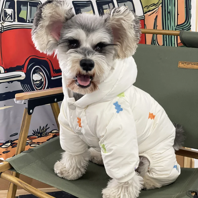 Bear Four Leg Down Jacket Dog Clothes Jumpsuits Thicken Dogs Clothing Pet Outfits Autumn Winter Yorkies Print Warm White Boy
Bear Four Leg Down Jacket Dog Clothes Jumpsuits Thicken Dogs Clothing Pet Outfits Autumn Winter Yorkies Print Warm White Boy