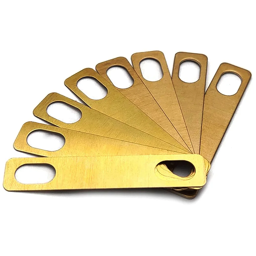 Guitar Neck Shims Instruments Accessories Adjustability Bass Brass Gasket Gold Thickness Tools 0.2mm 0.5mm 1mm
Guitar Neck Shims Instruments Accessories Adjustability Bass Brass Gasket Gold Thickness Tools 0.2mm 0.5mm 1mm