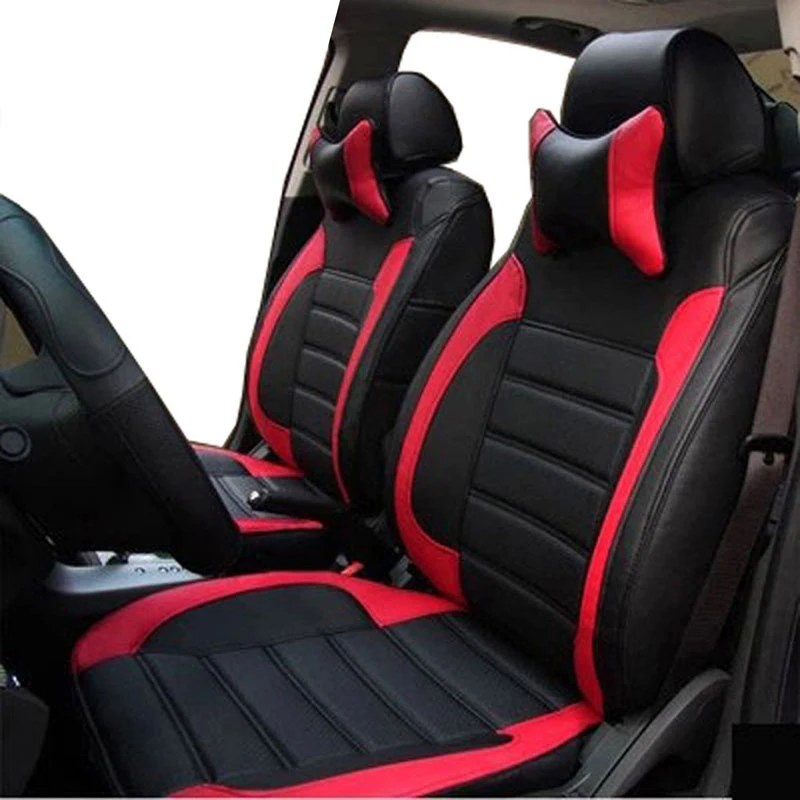 

Carnong Auto Seat Cover Car Custom Proper Fit For Peugeot 206 207 301 307 308 408 508 3008 206CC 307CC Protector Interior Set