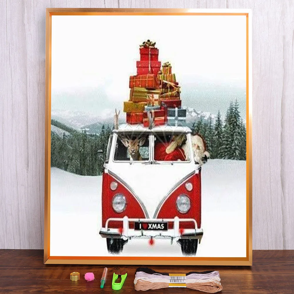 Animals Car Donkey Dog Pre-Printed 11CT Cross Stitch Full Kit Embroidery DMC Threads Craft Handicraft Painting Sewing Adults
Animals Car Donkey Dog Pre-Printed 11CT Cross Stitch Full Kit Embroidery DMC Threads Craft Handicraft Painting Sewing Adults