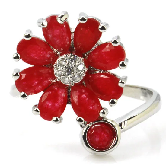 925 SOLID STERLING SILVER Ring Beautiful Flowers Shape Fire Rainbow Mystical Topaz Red Ruby Golden Citrine CZ Females Wedding
925 SOLID STERLING SILVER Ring Beautiful Flowers Shape Fire Rainbow Mystical Topaz Red Ruby Golden Citrine CZ Females Wedding