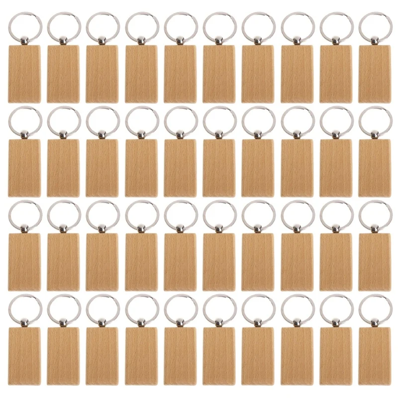 40Pcs Blank Rectangle Wooden Key Chain Diy Wood Keychains Key Tags Can Engrave Diy Gifts
40Pcs Blank Rectangle Wooden Key Chain Diy Wood Keychains Key Tags Can Engrave Diy Gifts