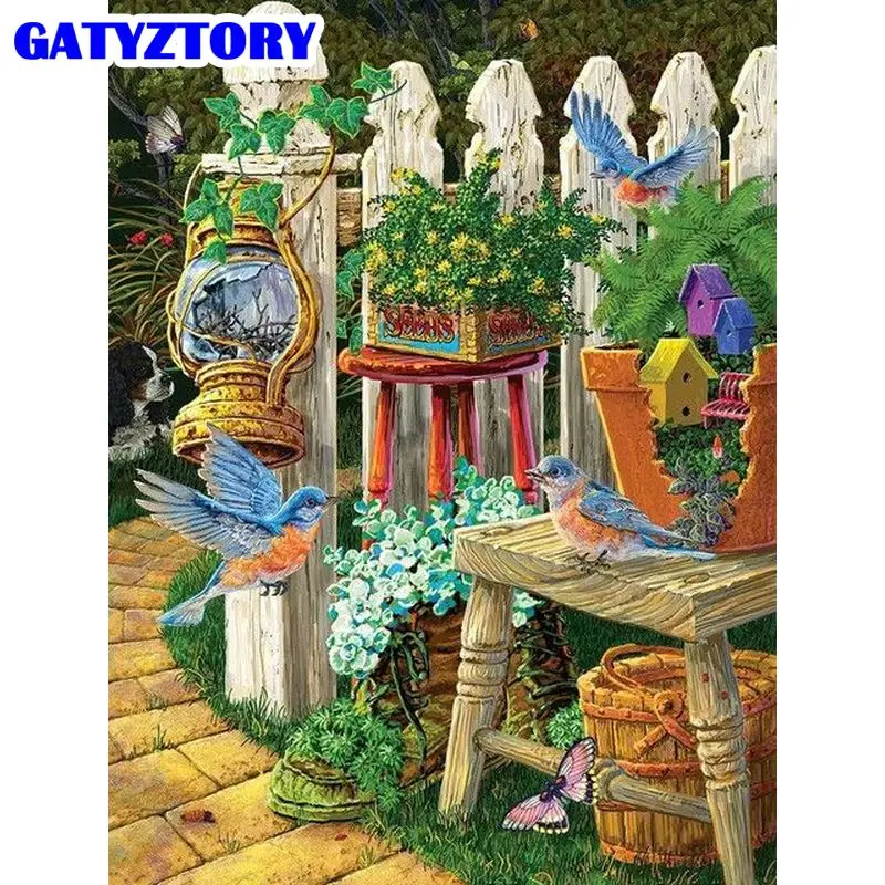 GATYZTORY Painting By Number Bird Animal Drawing On Canvas Wall Art HandPainted Diy Picture By Numbers Plant Home Decoration
GATYZTORY Painting By Number Bird Animal Drawing On Canvas Wall Art HandPainted Diy Picture By Numbers Plant Home Decoration
