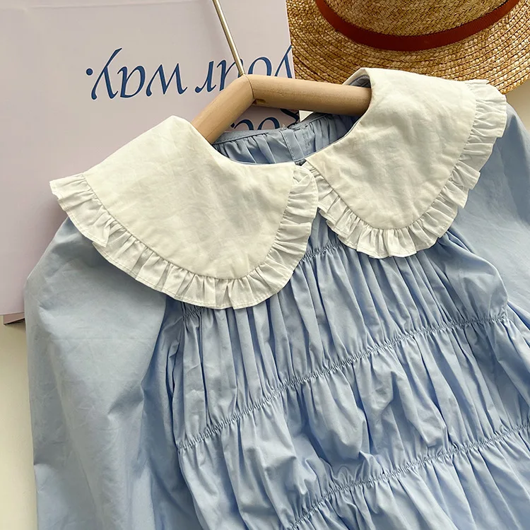Ruched Color Baby Deer 2023 Solid Korean Blouses Sleeve Shirts Jonmi Cute Princess Flare Tops Children Spring Style Girls
Ruched Color Baby Deer 2023 Solid Korean Blouses Sleeve Shirts Jonmi Cute Princess Flare Tops Children Spring Style Girls