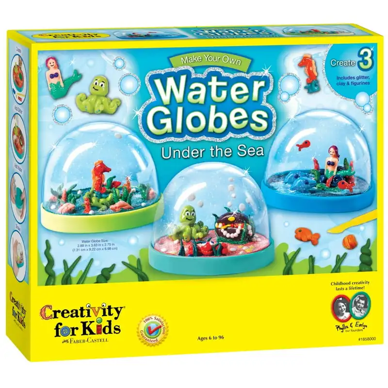 Your Own Water Globes Under Sea- Child Craft Kit for Boys and Girls Magical glass bottle Small glass bottles Glass dome with ba
Your Own Water Globes Under Sea- Child Craft Kit for Boys and Girls Magical glass bottle Small glass bottles Glass dome with ba