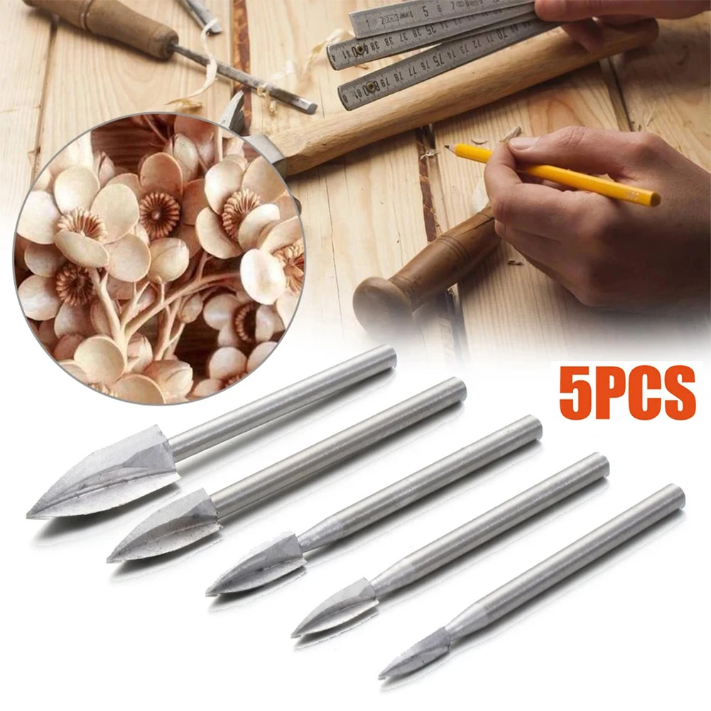 Brand New Durable High Quality Practical Wood Carving Tools Drill Bit High Speed Steel Kit Set Wood Carving 5PCS
Brand New Durable High Quality Practical Wood Carving Tools Drill Bit High Speed Steel Kit Set Wood Carving 5PCS