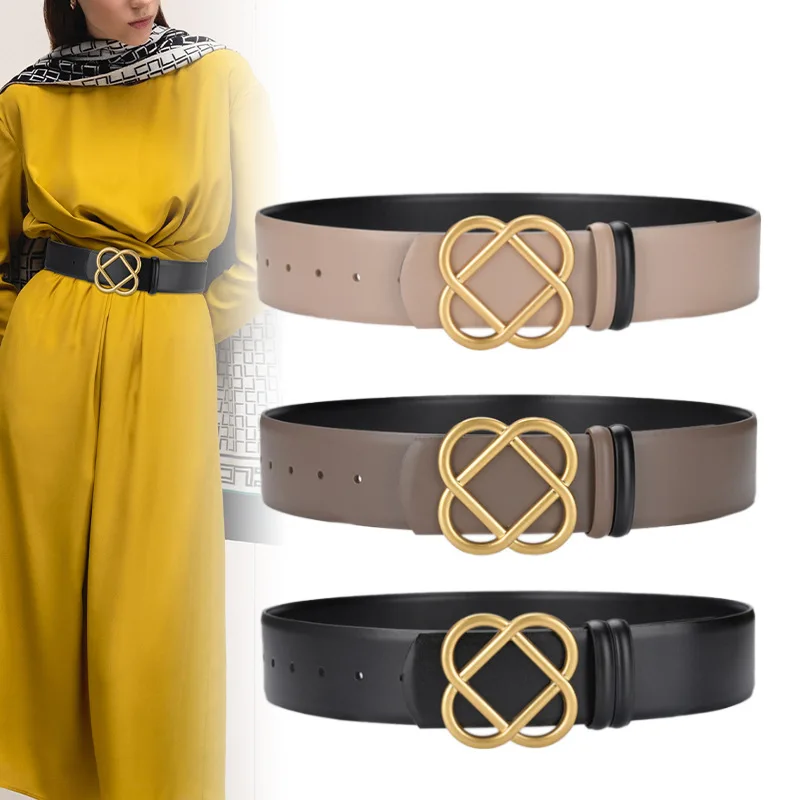 Women's All Match Leather Belt Girdle Outer Decorative Dress, Trench Coat, Belt, Women's Corset, Fashionable Wide Belt 2022 new
Women's All Match Leather Belt Girdle Outer Decorative Dress, Trench Coat, Belt, Women's Corset, Fashionable Wide Belt 2022 new