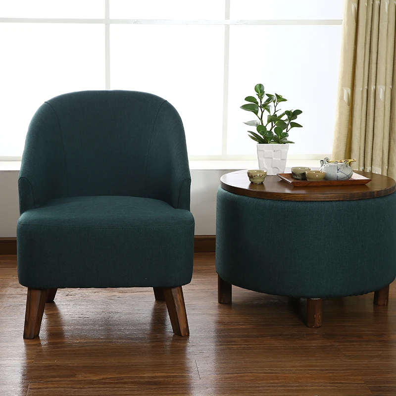 Balcony Bedroom Fabric Leisure Single Sofa Simple Modern Cafe Mini Chair
Balcony Bedroom Fabric Leisure Single Sofa Simple Modern Cafe Mini Chair