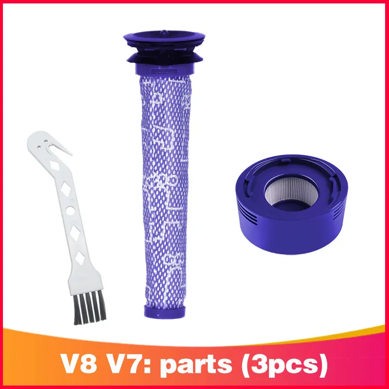 Replacement 1 Pre-Filter and 1 Post Filter Assembly Economy Set for Dyson V7 V8 Vacuum Cleaner Spare Parts 965661-01/967478-01
Replacement 1 Pre-Filter and 1 Post Filter Assembly Economy Set for Dyson V7 V8 Vacuum Cleaner Spare Parts 965661-01/967478-01