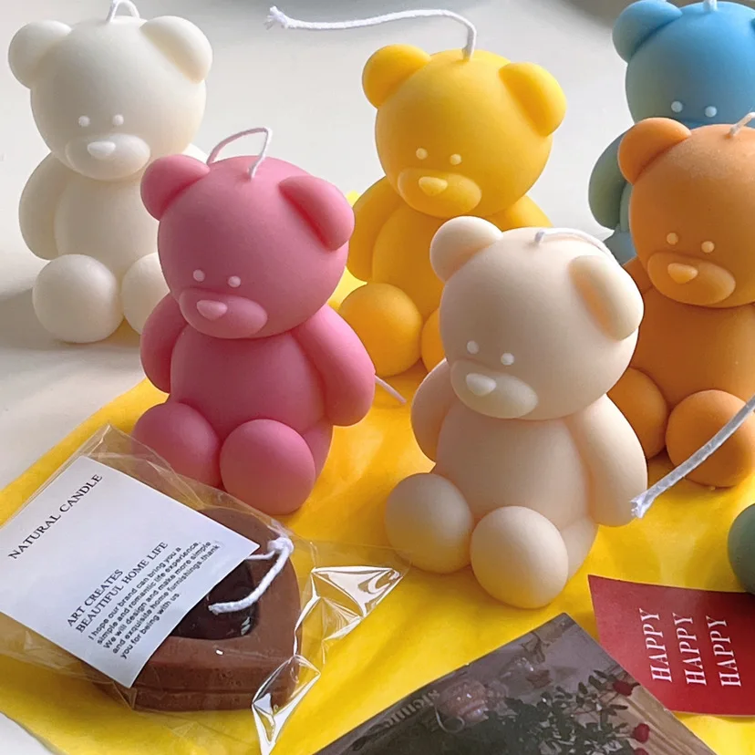 Bear Candle Silicone Mould Sitting Bear Baking Plaster Mold DIY Aromatherapy Gypsum Ornaments By Hand Mold Baking Plaster Mold
Bear Candle Silicone Mould Sitting Bear Baking Plaster Mold DIY Aromatherapy Gypsum Ornaments By Hand Mold Baking Plaster Mold