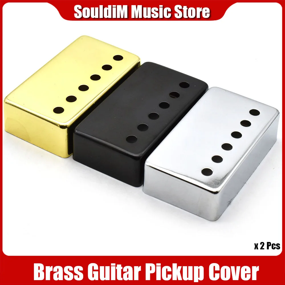 2PCS Electric Guitar Humbucker Pickup Covers 50/52mm for GB LP Style Electric Guitar Gold/Silver/Black
2PCS Electric Guitar Humbucker Pickup Covers 50/52mm for GB LP Style Electric Guitar Gold/Silver/Black