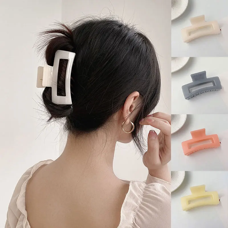 Korean Style Women Large Hair Claw Resin Geometric Hairpin Hair Accessories Candy Color Acetate Leopard Print Geometry Headwear
Korean Style Women Large Hair Claw Resin Geometric Hairpin Hair Accessories Candy Color Acetate Leopard Print Geometry Headwear