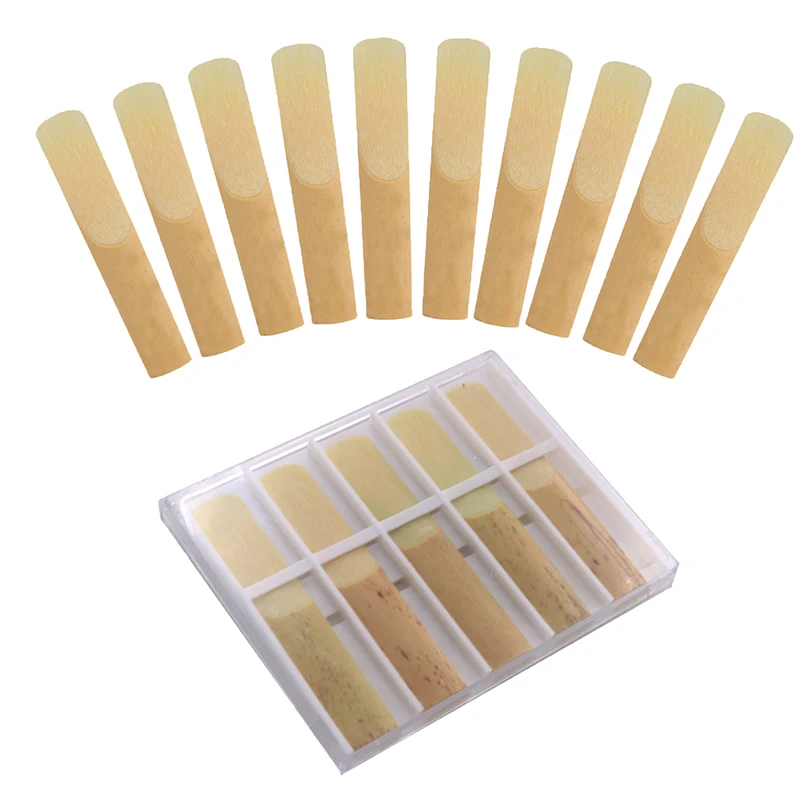 10PCS Clarinet Reeds Traditional Bamboo Reed Strength 2.0 / 2.5 / 3.0 / Woodwind Instrument Parts Clarinet Accessories
10PCS Clarinet Reeds Traditional Bamboo Reed Strength 2.0 / 2.5 / 3.0 / Woodwind Instrument Parts Clarinet Accessories