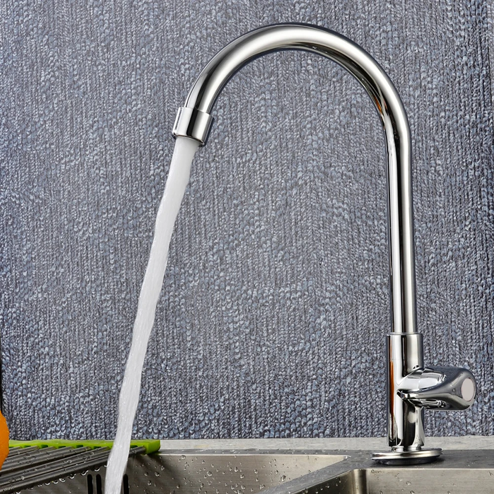 Silver Kitchen Faucet Brass 360° Rotation Kitchen Faucet Kitchen Sink Cold Water Purifier Single Lever Hole Tap Deck Mounted
Silver Kitchen Faucet Brass 360° Rotation Kitchen Faucet Kitchen Sink Cold Water Purifier Single Lever Hole Tap Deck Mounted