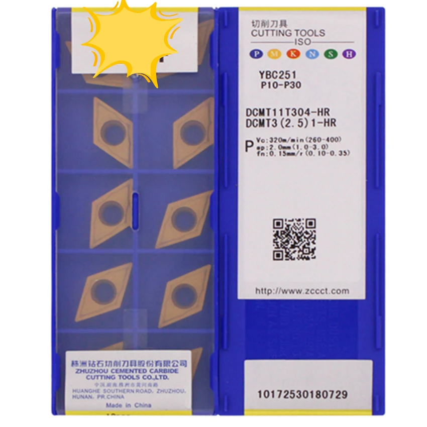 ZC-CT YBC251/DCMT11T304-HR YBC251/DCMT11T308-HR YBC252/DCMT11T304-HR YBC252 карбидные вставки CNC 10 шт./кор.
ZC-CT YBC251/DCMT11T304-HR YBC251/DCMT11T308-HR YBC252/DCMT11T304-HR YBC252 карбидные вставки CNC 10 шт./кор.