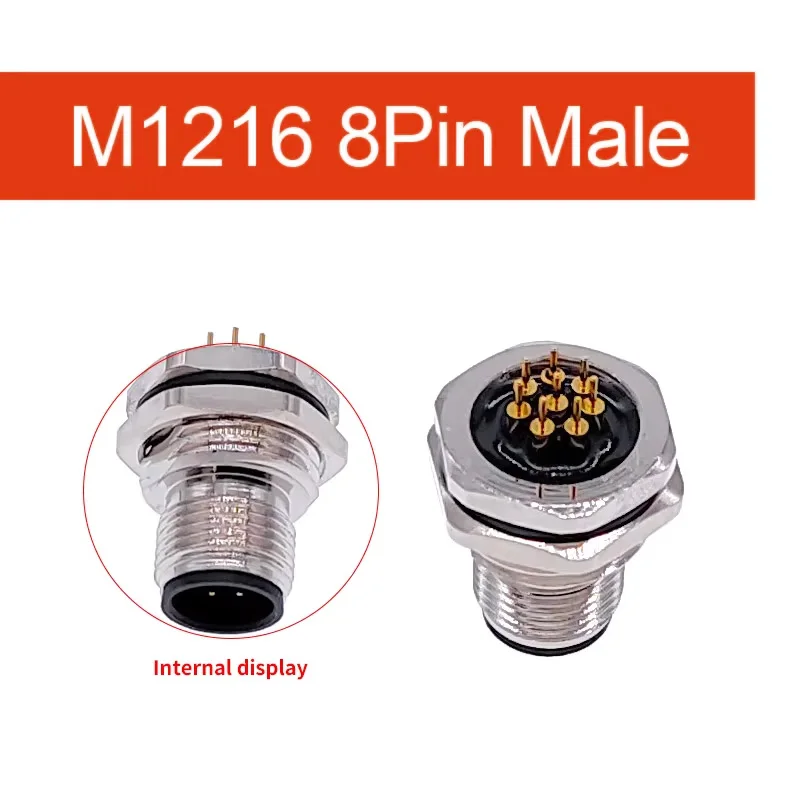 Водонепроницаемые разъемы M1216 4 5 8 pin
Водонепроницаемые разъемы M1216 4 5 8 pin