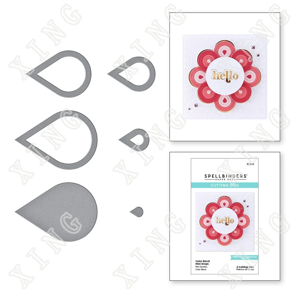 Arrival 2022 Spring Drops Metal Cutting Dies Diy Craft Scrapbooking Greeting Cards Diary Album Paper Decoration Embossing Molds
Arrival 2022 Spring Drops Metal Cutting Dies Diy Craft Scrapbooking Greeting Cards Diary Album Paper Decoration Embossing Molds