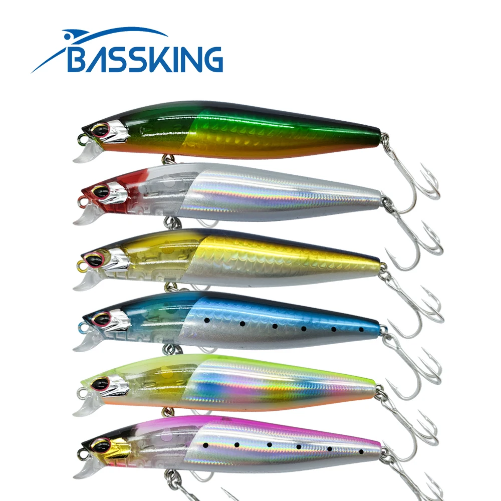 BASSKING 100mm 14g Minnow Professional Quality Fishing Lures with Flash Blade Hard Floating Wobblers Crankbait Artificial Baits
BASSKING 100mm 14g Minnow Professional Quality Fishing Lures with Flash Blade Hard Floating Wobblers Crankbait Artificial Baits