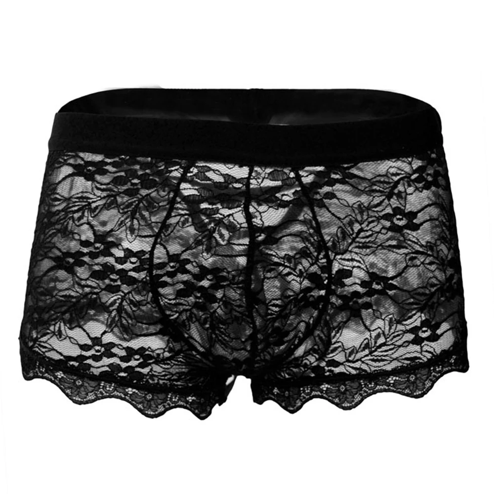 Men Trunks Pouch Boxershorts Back Tie Lace Sheer Mesh Boxer Underwear Underpants Gays Lingerie Panties Calzoncillos Hombre
Men Trunks Pouch Boxershorts Back Tie Lace Sheer Mesh Boxer Underwear Underpants Gays Lingerie Panties Calzoncillos Hombre