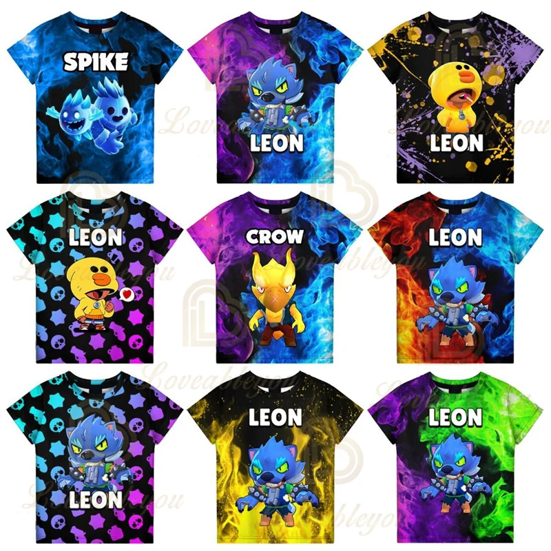 Werewolf Leon Spike Crow 3D Printing T-shirt Shooter Game Children Kids T Shirts Tops
Werewolf Leon Spike Crow 3D Printing T-shirt Shooter Game Children Kids T Shirts Tops