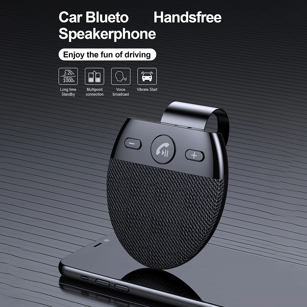 Car V5.0+EDR Bluetooth Hands-Free Call Kit Visor Clip Hands-Free Phone Multipoint Car Accessories High Quality
Car V5.0+EDR Bluetooth Hands-Free Call Kit Visor Clip Hands-Free Phone Multipoint Car Accessories High Quality