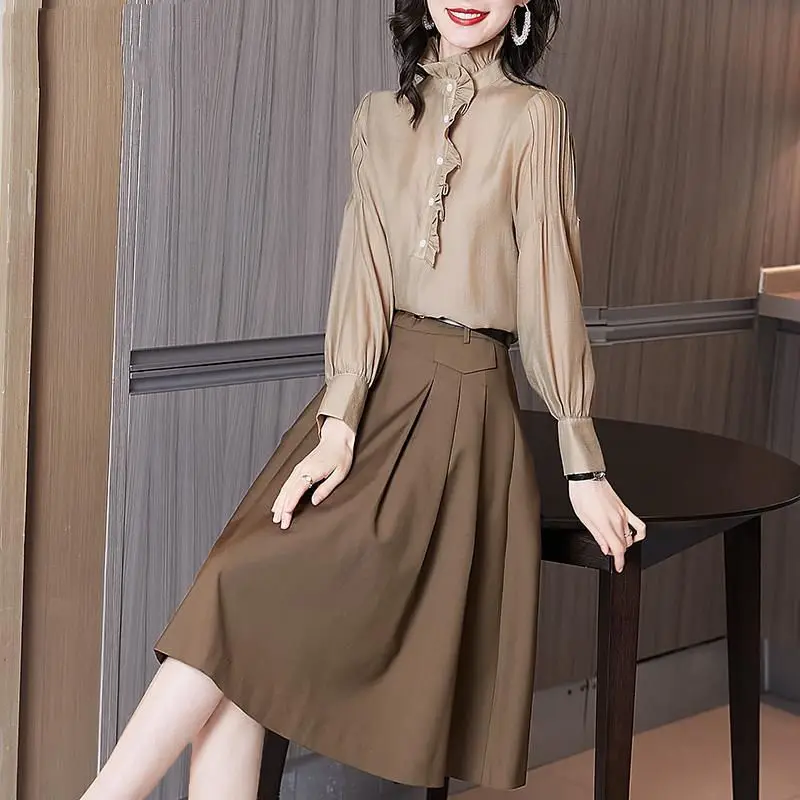 Female solid dress 2022 spring autumn new women's tea breakfast small fragrant wind suit summer design sexy small shirt dress
Female solid dress 2022 spring autumn new women's tea breakfast small fragrant wind suit summer design sexy small shirt dress